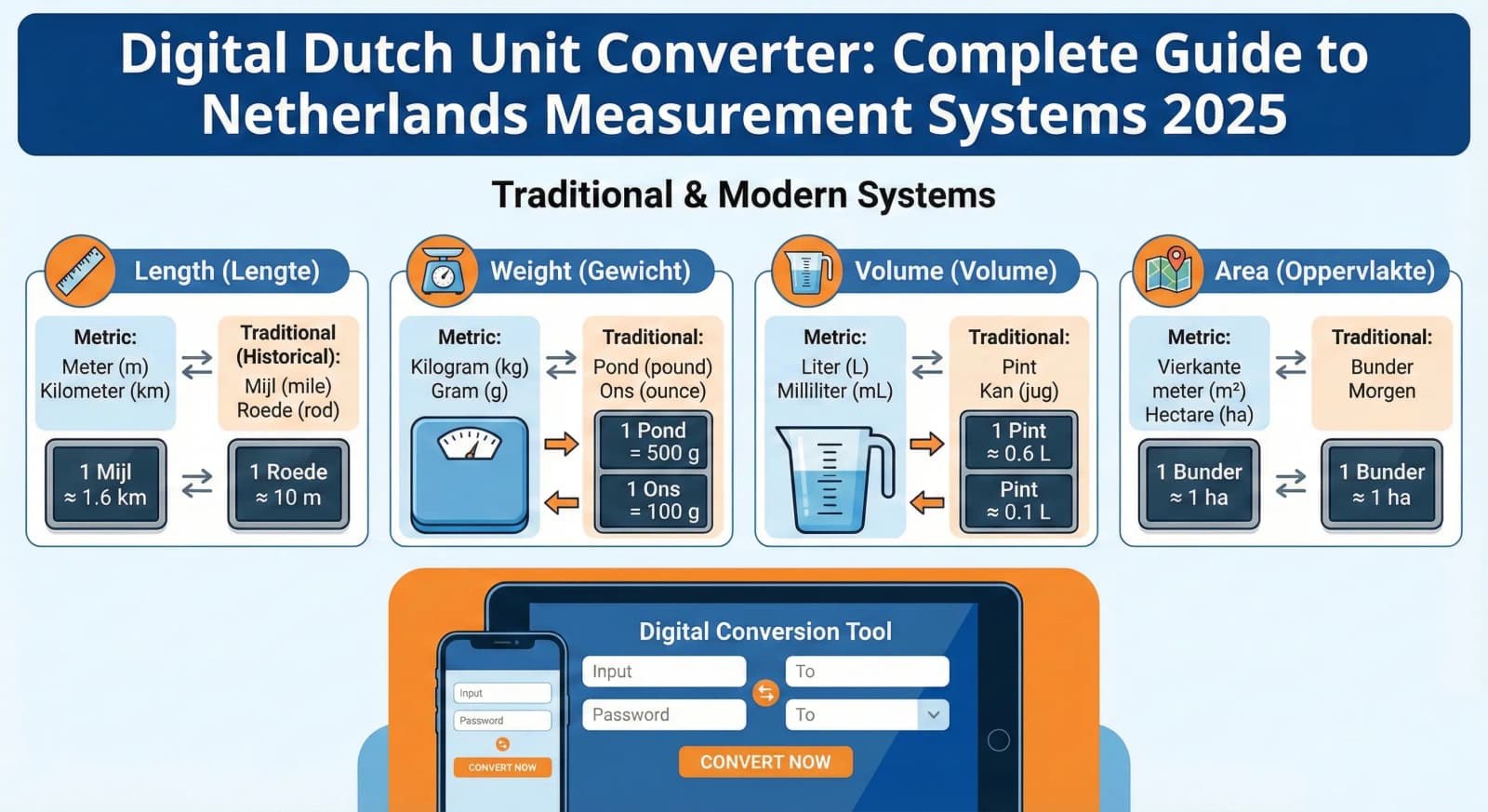 Digital Dutch Unit Converter: Complete Guide to Netherlands Measurement Systems